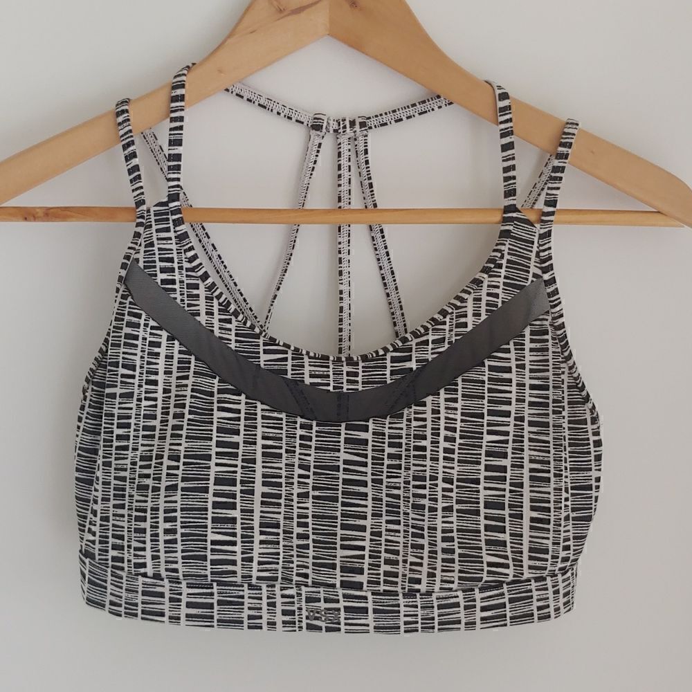 VSX Sport Victoria's Secret Sports Bra Black White Size S